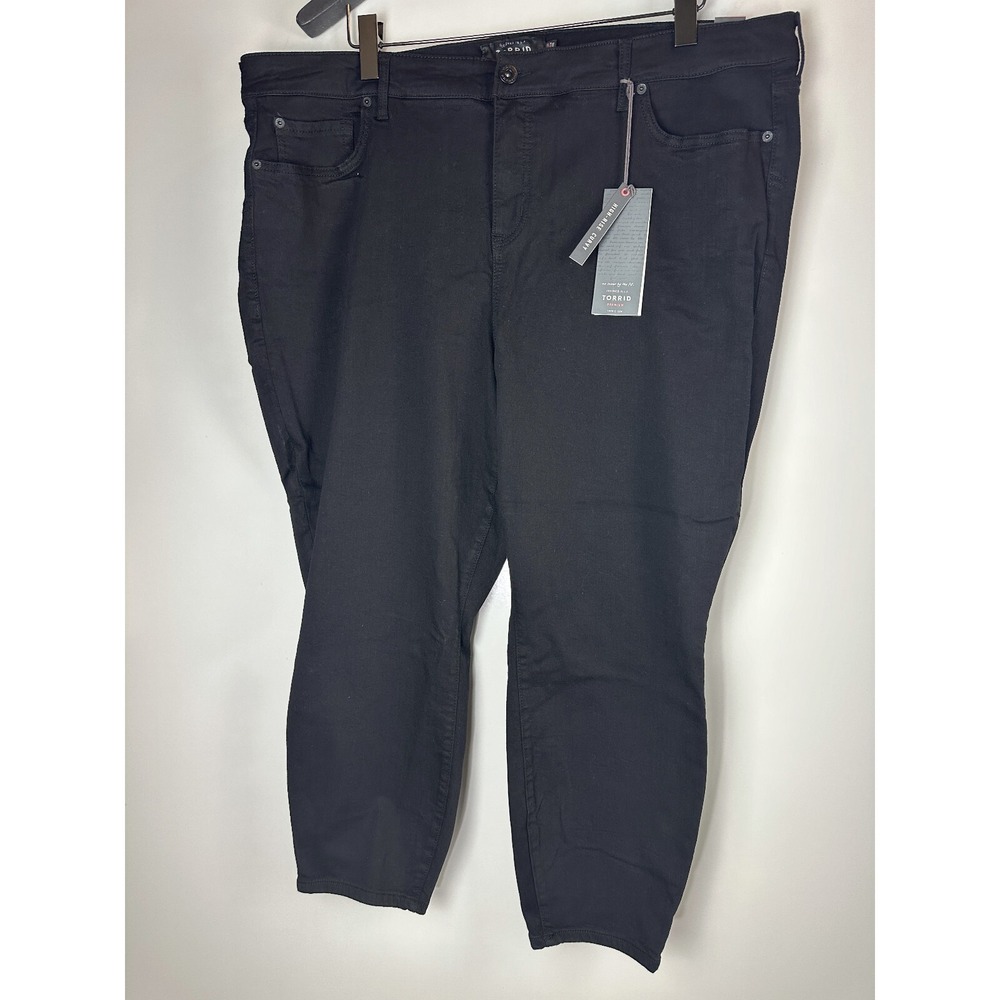 NWT Torrid Black Premium Stretch HI Rise Curvy Jeans Women's Plus Size 26 - Picture 2 of 10